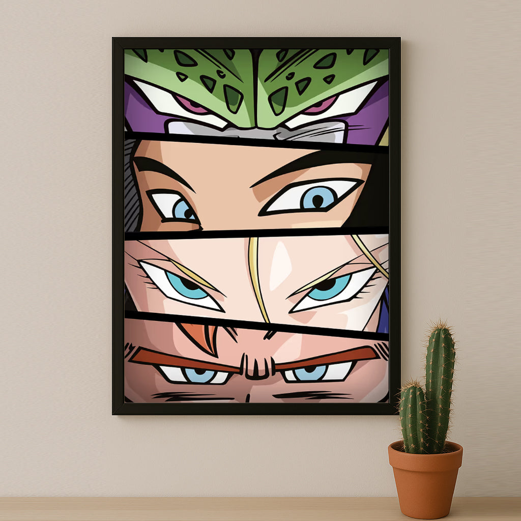 Poster Dragon Ball Z - Eyes Androids