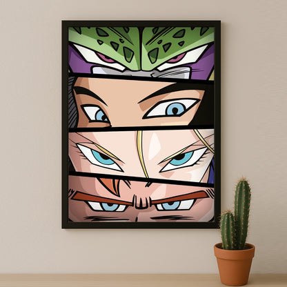 Poster Dragon Ball Z - Eyes Androids