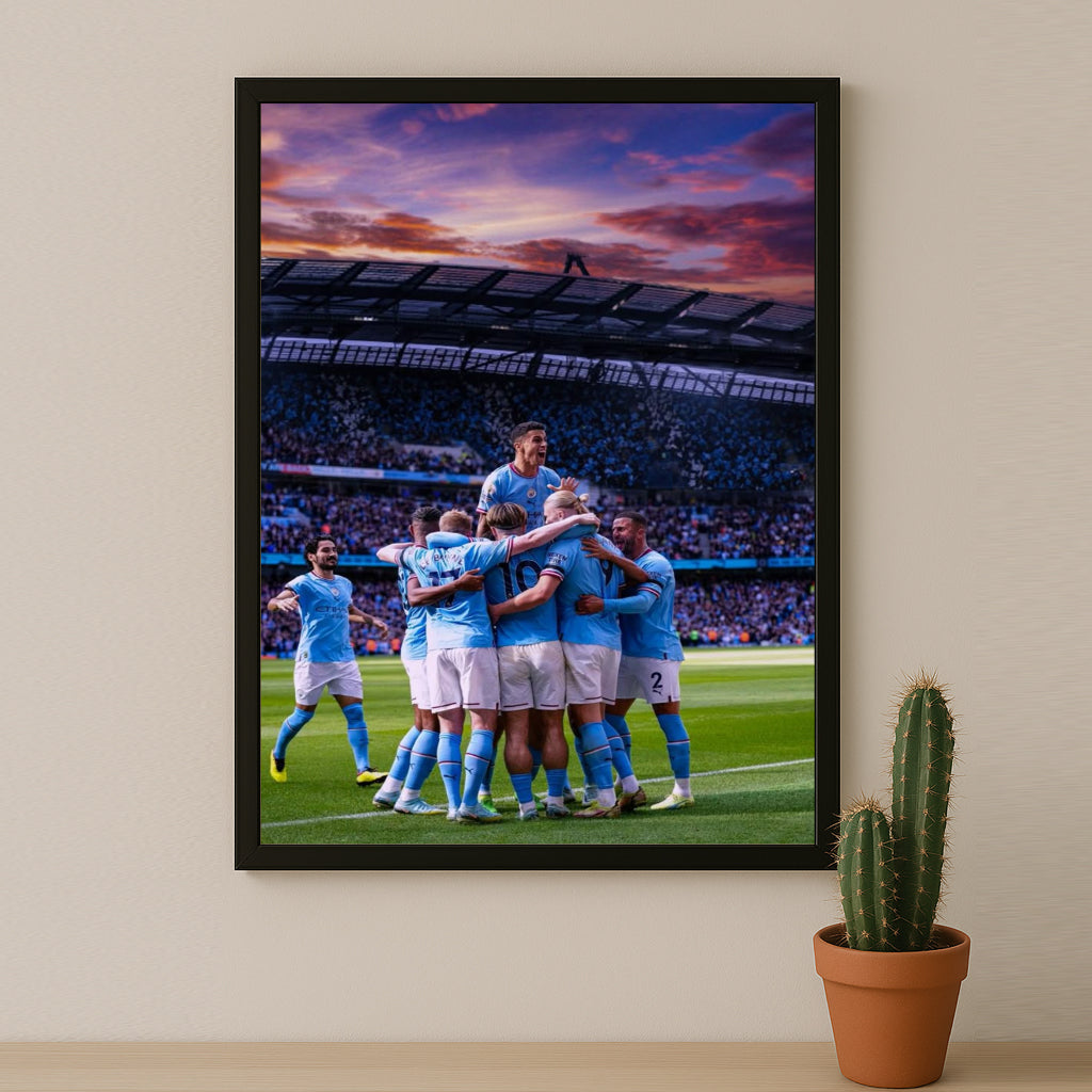 Poster Manchester City - Célébration