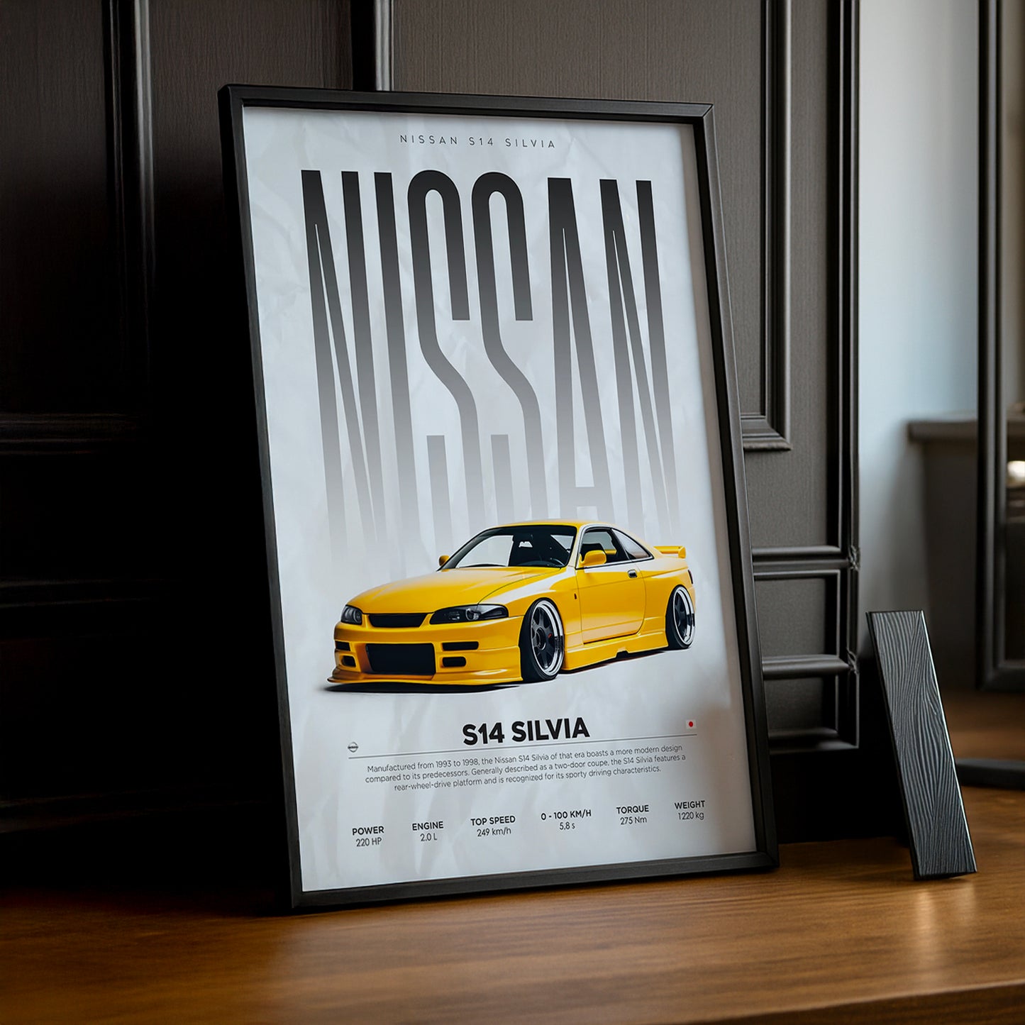 Cadre photo Nissan S14 Silvia