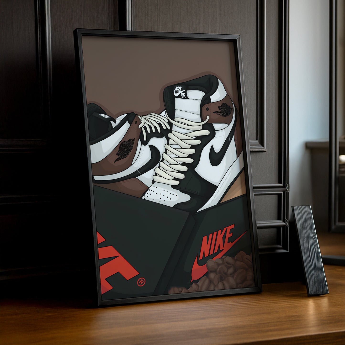 Poster Nike Air Jordan 1 High Brown