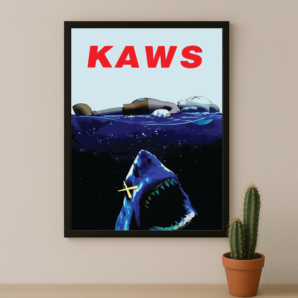 Cadre photo Kaws - Jaws