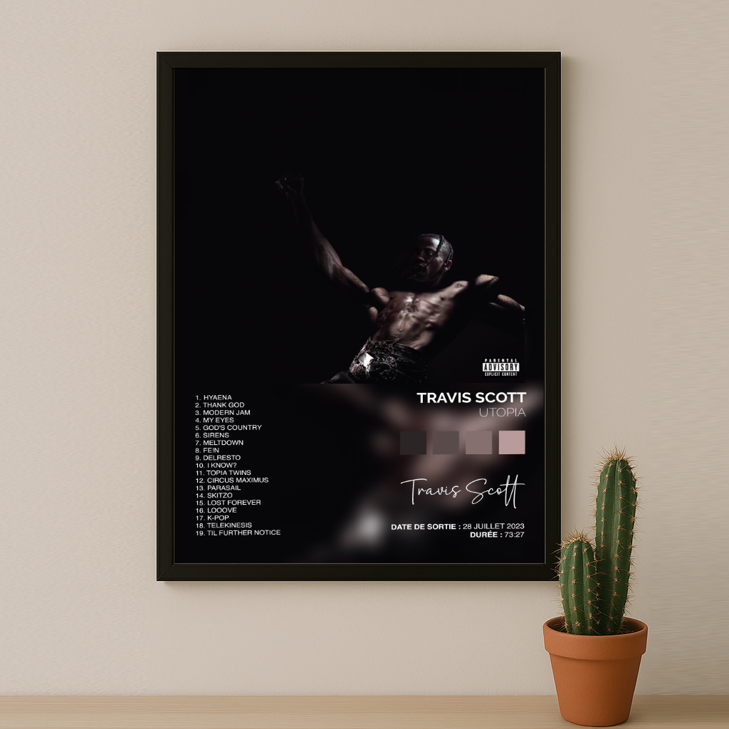 Cadre photo Utopia Travis Scott