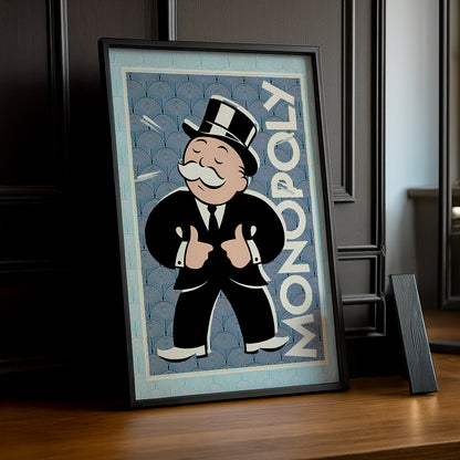 Monopoly Bleu - Poster