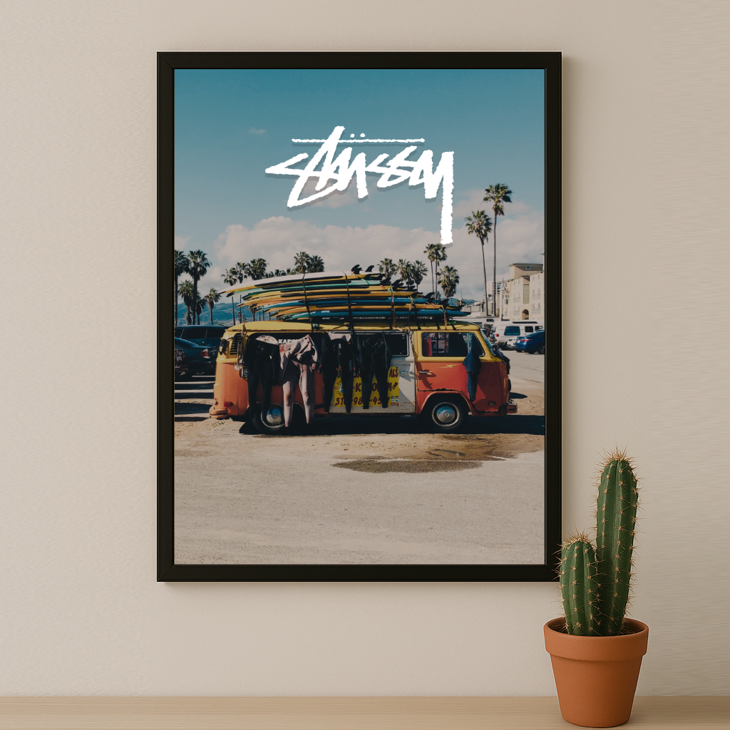 Cadre photo Stüssy - Van Surf