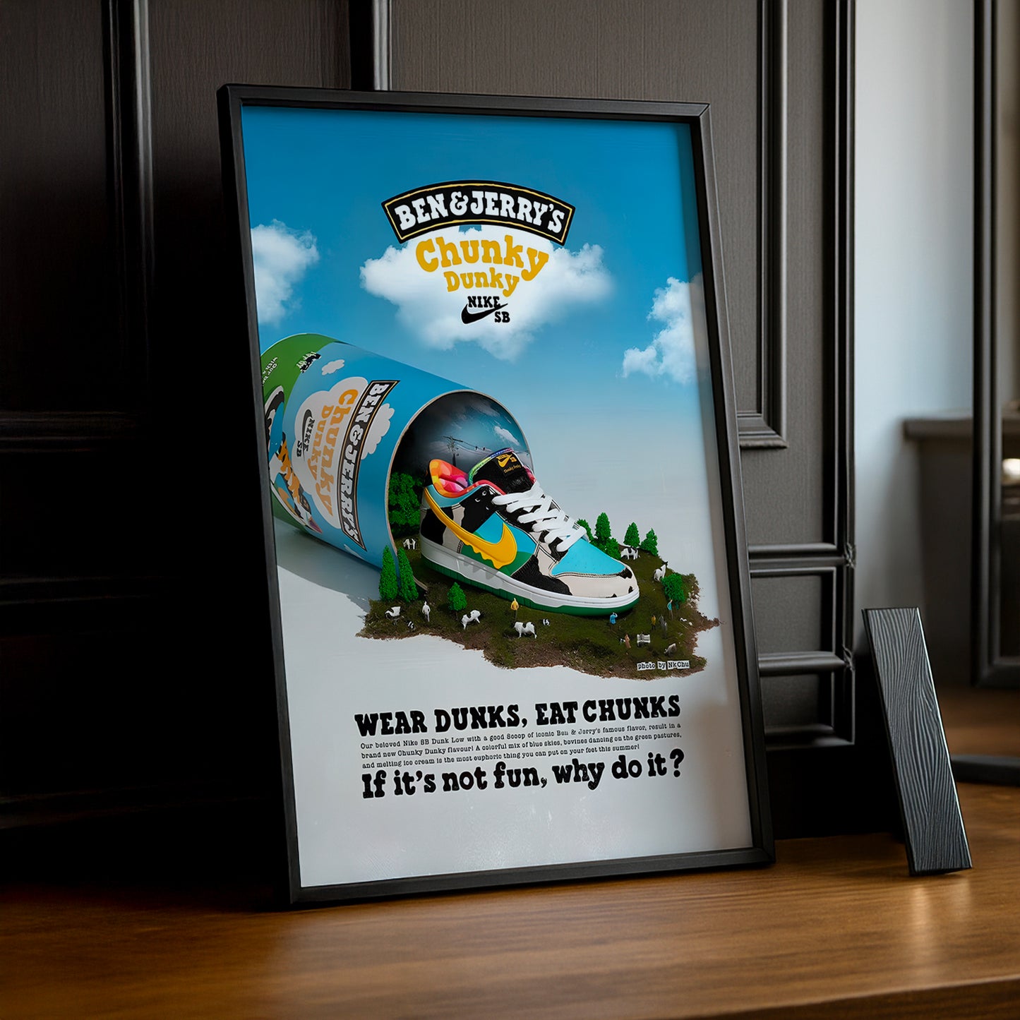 Poster Nike Ben & Jerry's Chunky Dunky