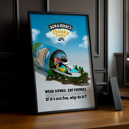 Poster Nike Ben & Jerry's Chunky Dunky