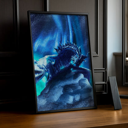 Cadre Photo Skyrim - Paarthurnax Illustration