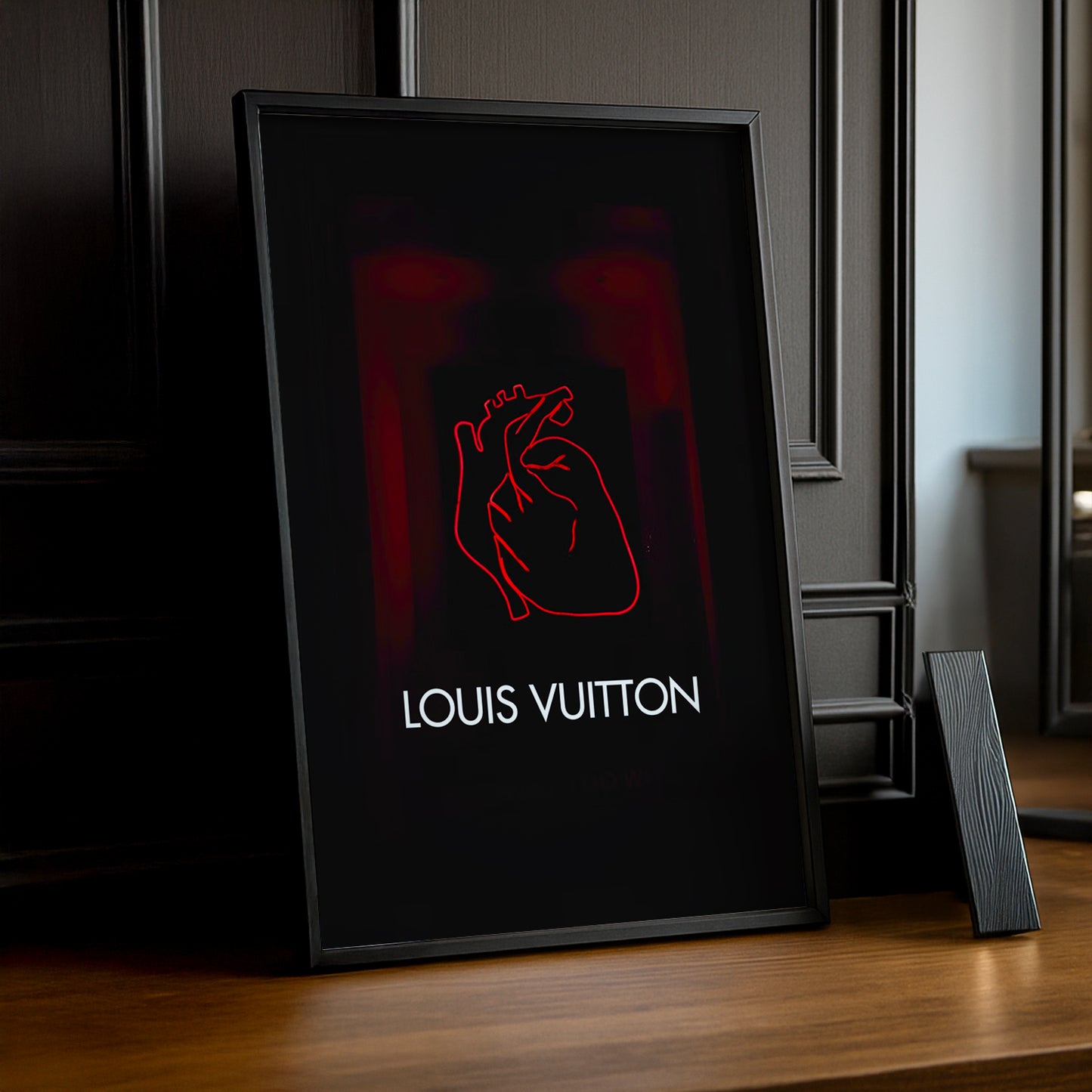 Cadre photo Louis Vuitton - Cœur