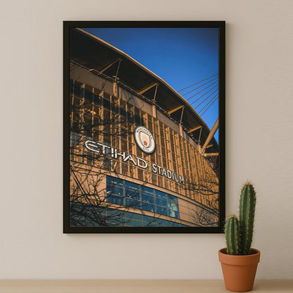 Poster Manchester City - Etihad Stadium City