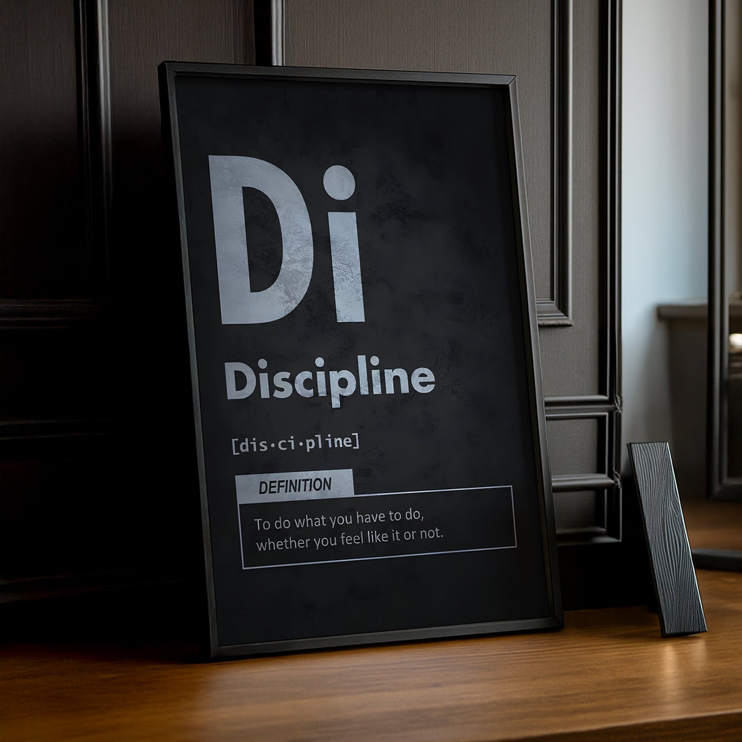 Cadre photo Motivation - Discipline