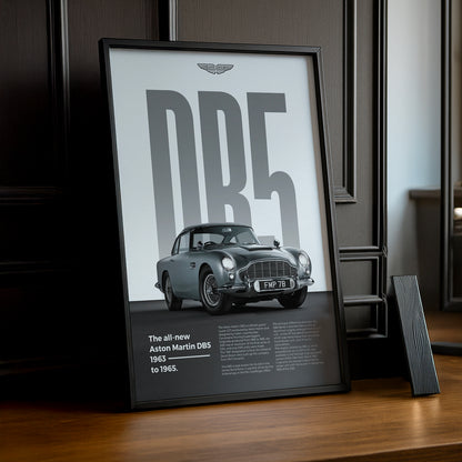 Poster Voitures - Aston Martin DB5 1963