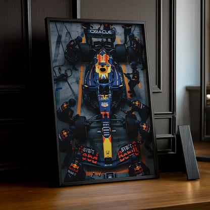 Poster encadrée Formule 1 - Redbull