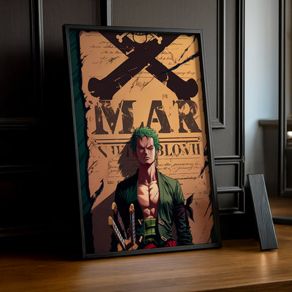 Cadre photo One Piece - Zoro