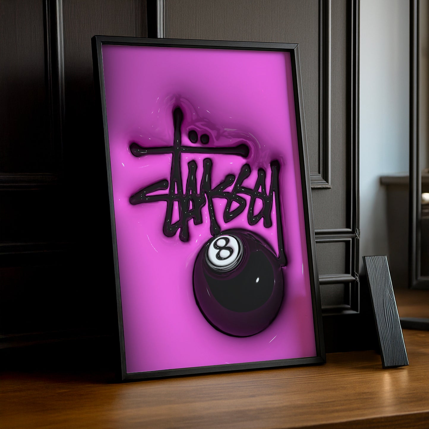 Cadre photo Stüssy - 3D Pink