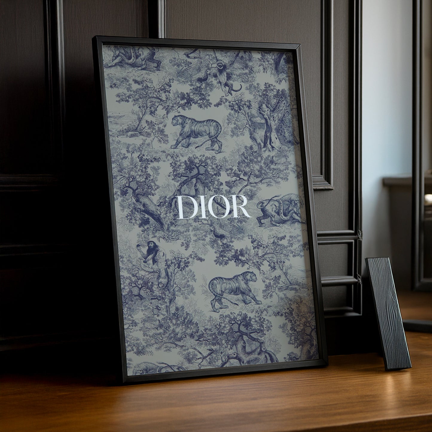 Cadre photo Dior Gris Dessin
