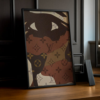 Cadre photo Louis Vuitton motif