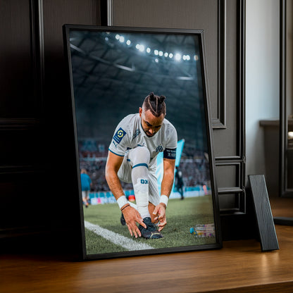 Poster encadrée Olympique de Marseille - Dimitri Payet