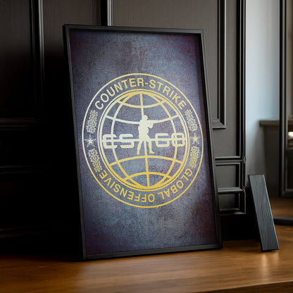 Cadre Photo Counter Strike - Badge