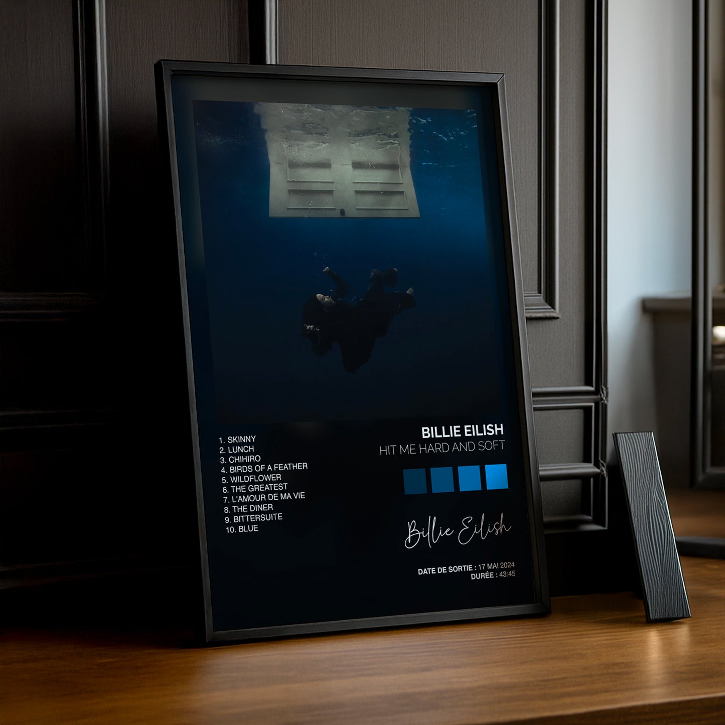 Cadre photo Album - Billie Eilish Hit me hard hit me soft