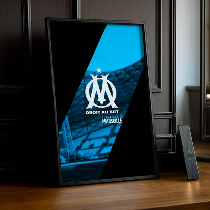 Cadre Photo Olympique de Marseille - Aesthetic