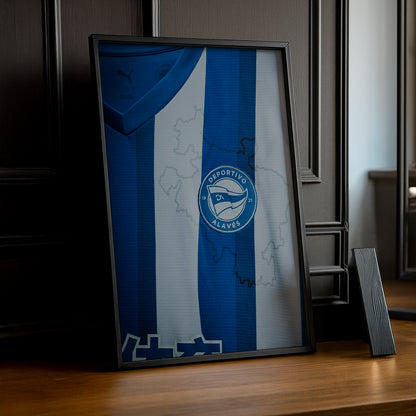 Cadre photo - Maillot Alaves 25-26