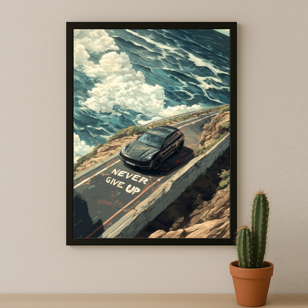 Porsche Cayenne - Poster