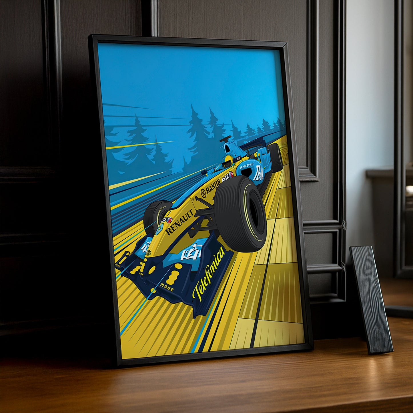 Cadre photo Formule 1 Renault