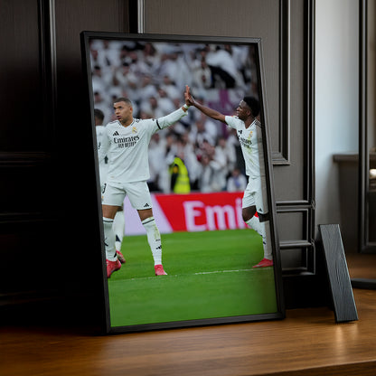 Cadre photo de Mbappé x Vinicius