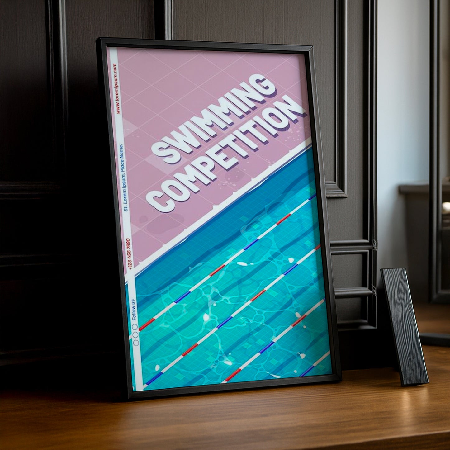 Cadre Photo Natation - Swimming Competition