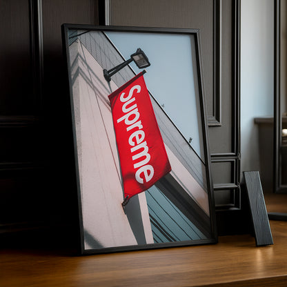 Poster Supreme - Drapeau
