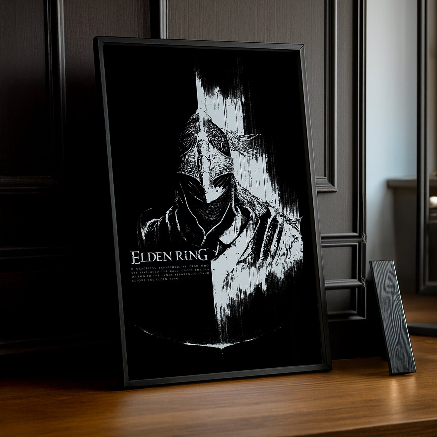 Cadre Photo Elden Ring - Tarnished BW