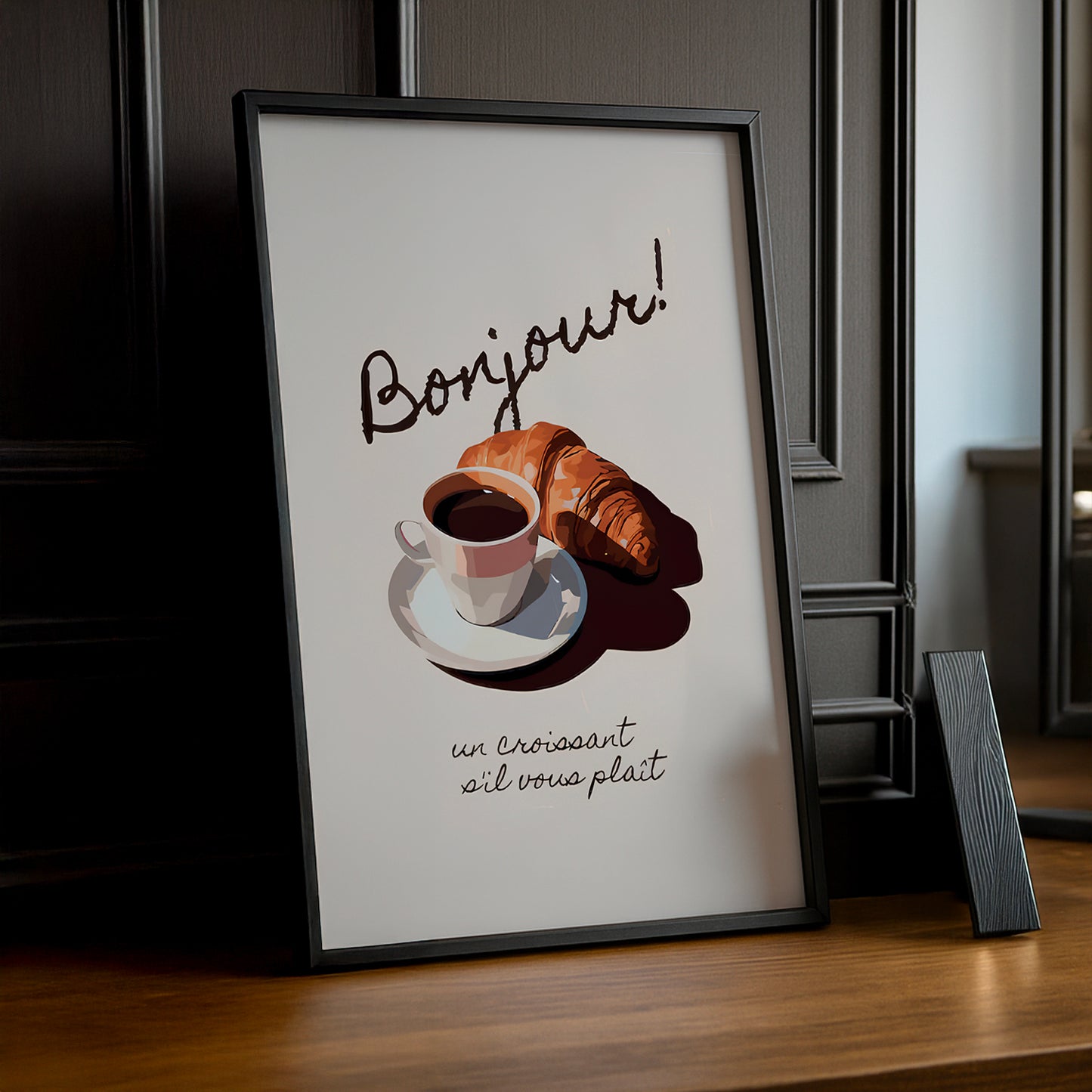 Cadre photo Coffee Lover - Croissant