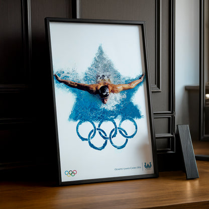 Cadre Photo Natation - Jeux Olympiques