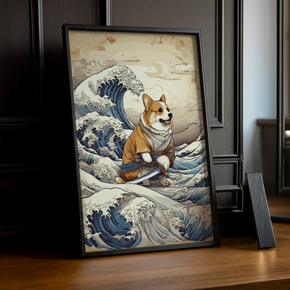 Cadre Photo Chien - Vague