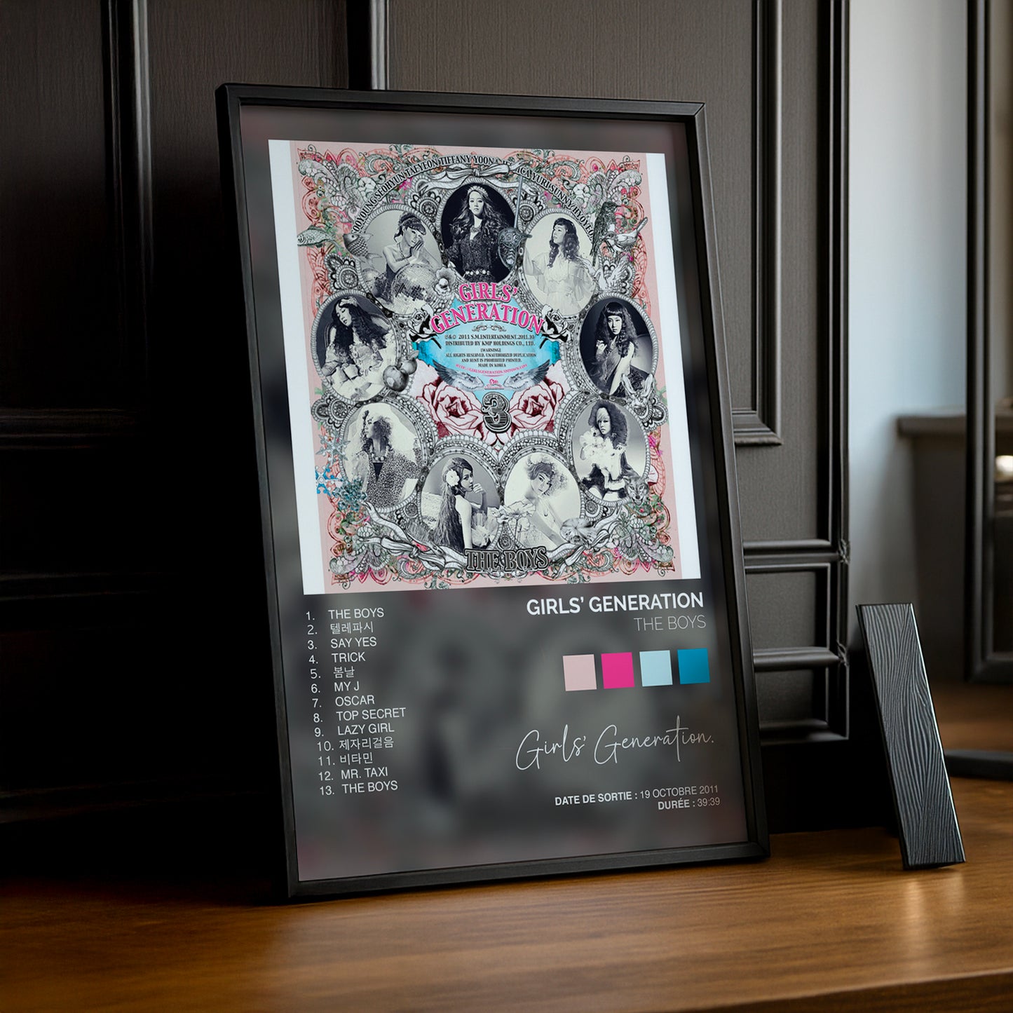 Cadre Photo K-Pop - Girls' Generation The Boys