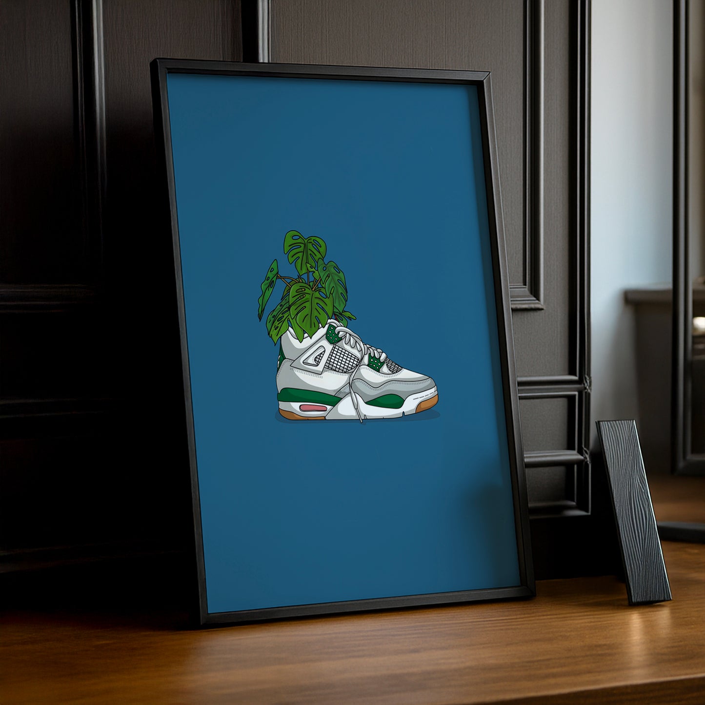 Cadre photo Air Jordan 4 Plante