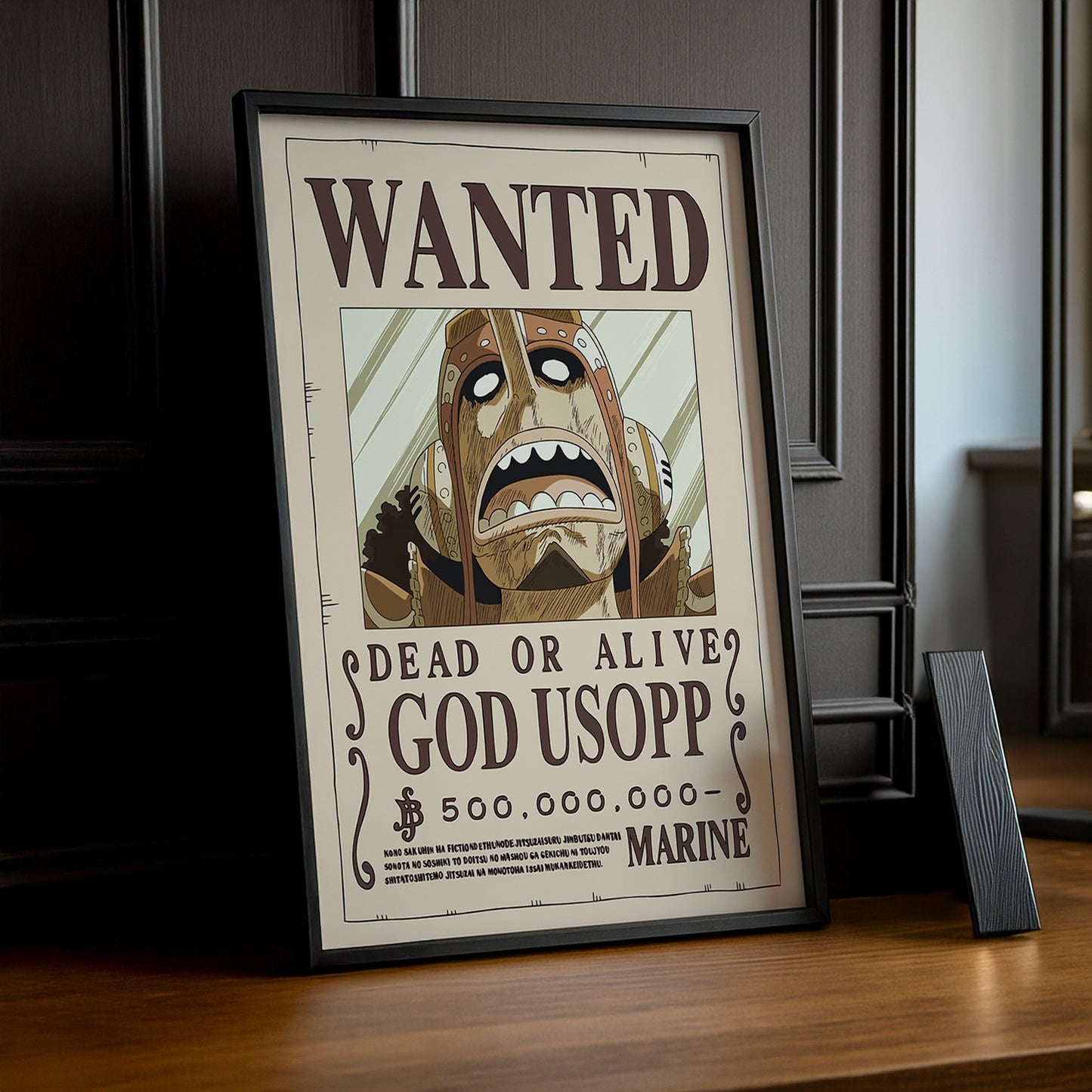 Cadre photo One Piece - Wanted God Usopp