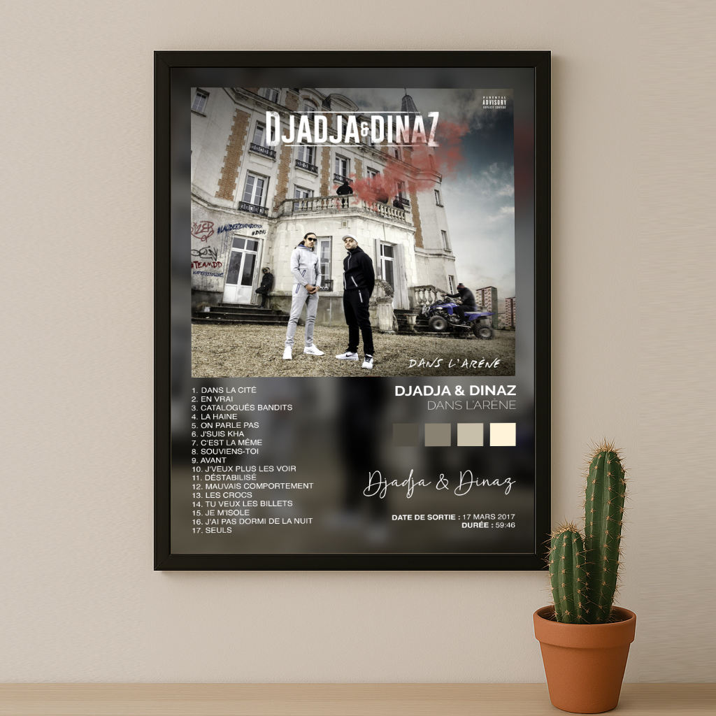 Cadre photo Album - Dans l'Arène Djadja & Dinaz