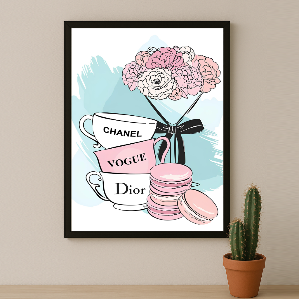 Cadre photo Dior Illustration