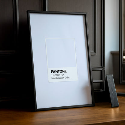 Cadre Photo Pantone Étiquette - Marshmallow Crèm