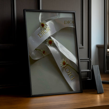 Cadre photo Christian Dior - Ruban fleurs