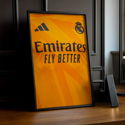 Cadre photo Maillot de Real Madrid extérieur