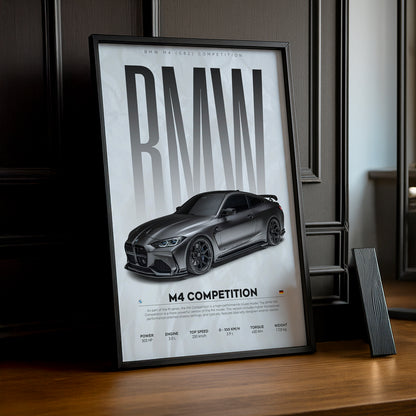 Cadre photo BMW M4 Competition