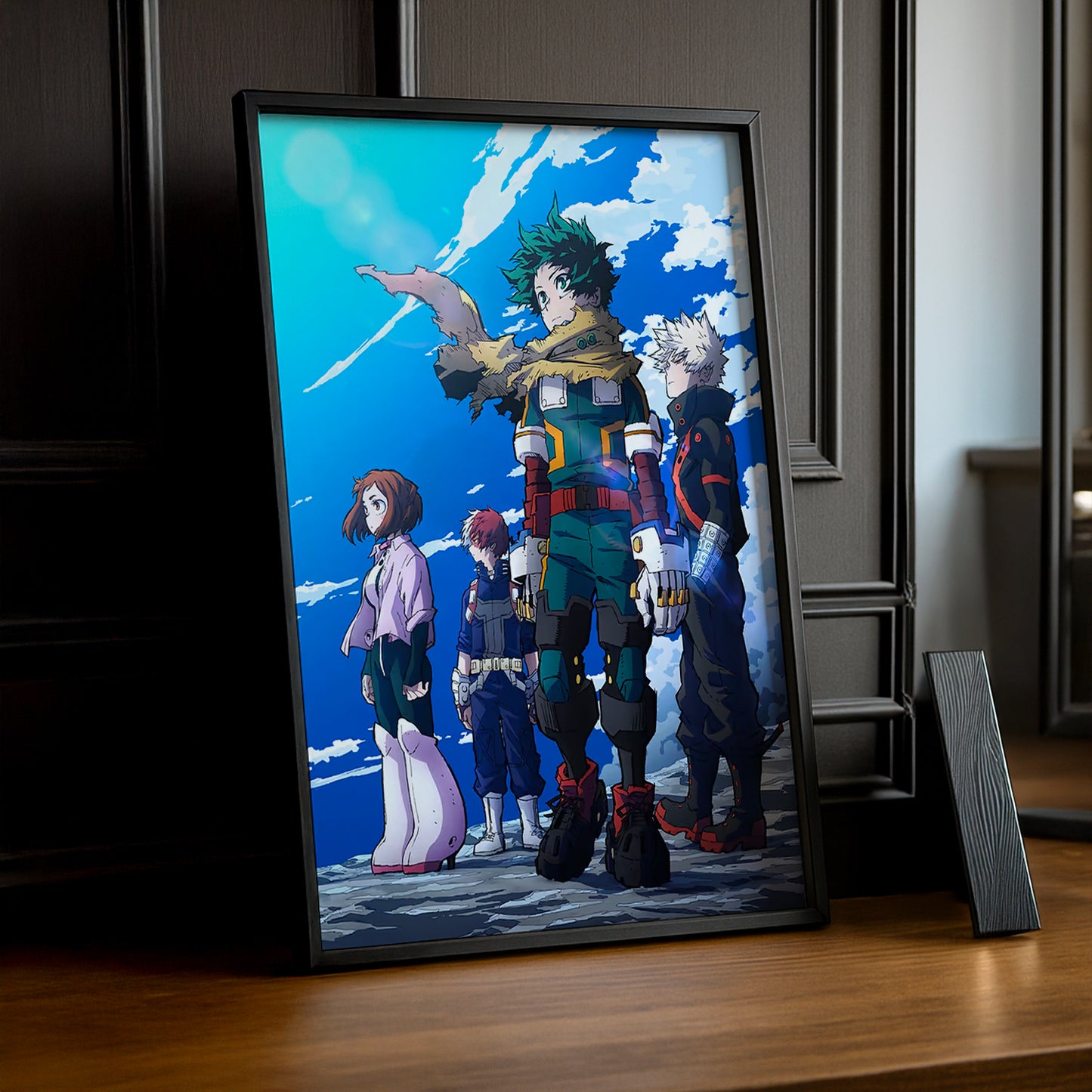 Cadre Photo My Hero Academia - Affiche Deku's Team
