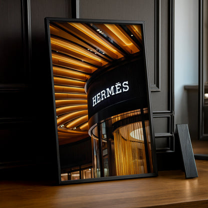 Cadre photo Hermès - Gold Facade