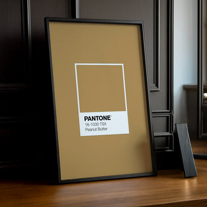 Cadre Photo Pantone Étiquette - Peanut Butter