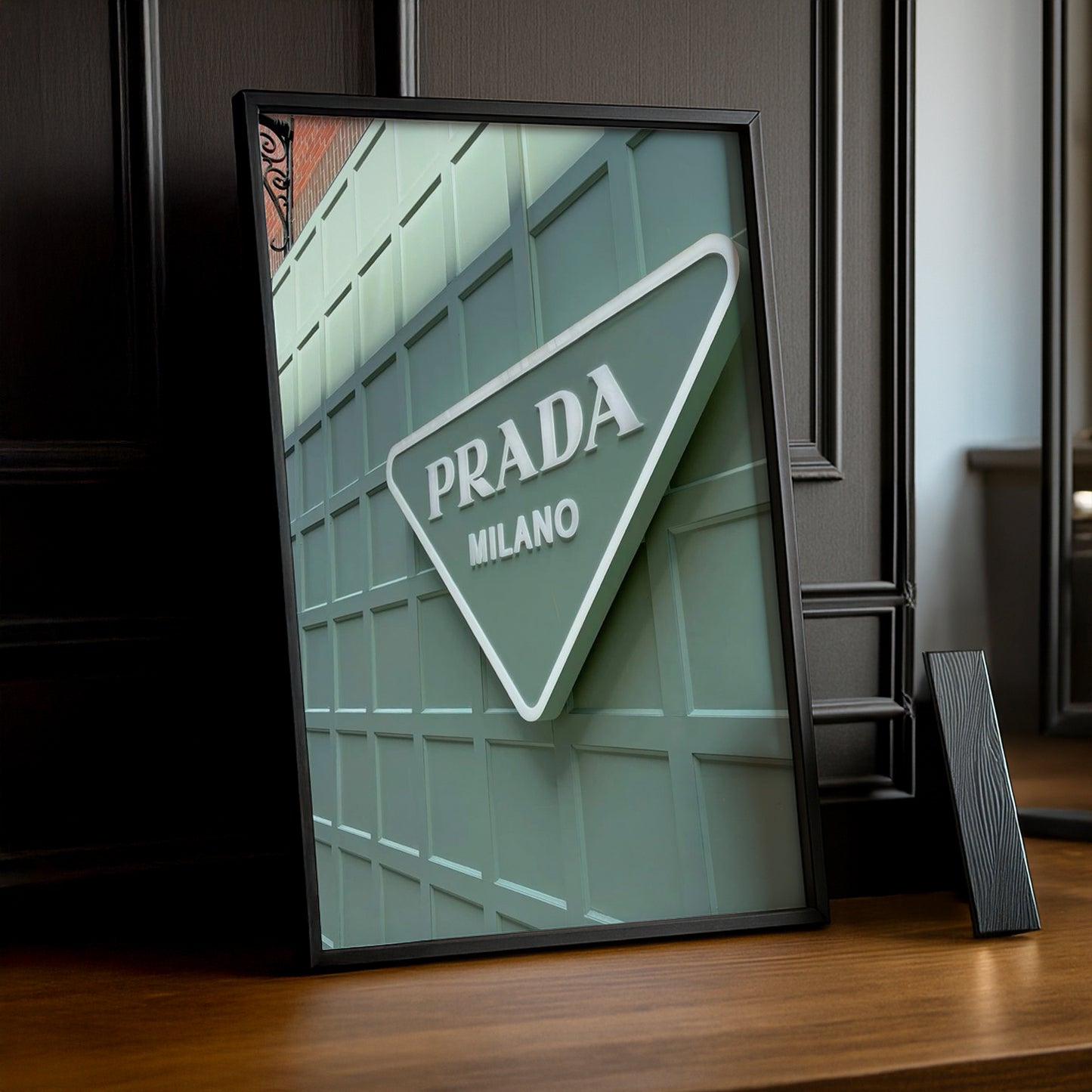 Cadre Photo Prada - Badge Vert