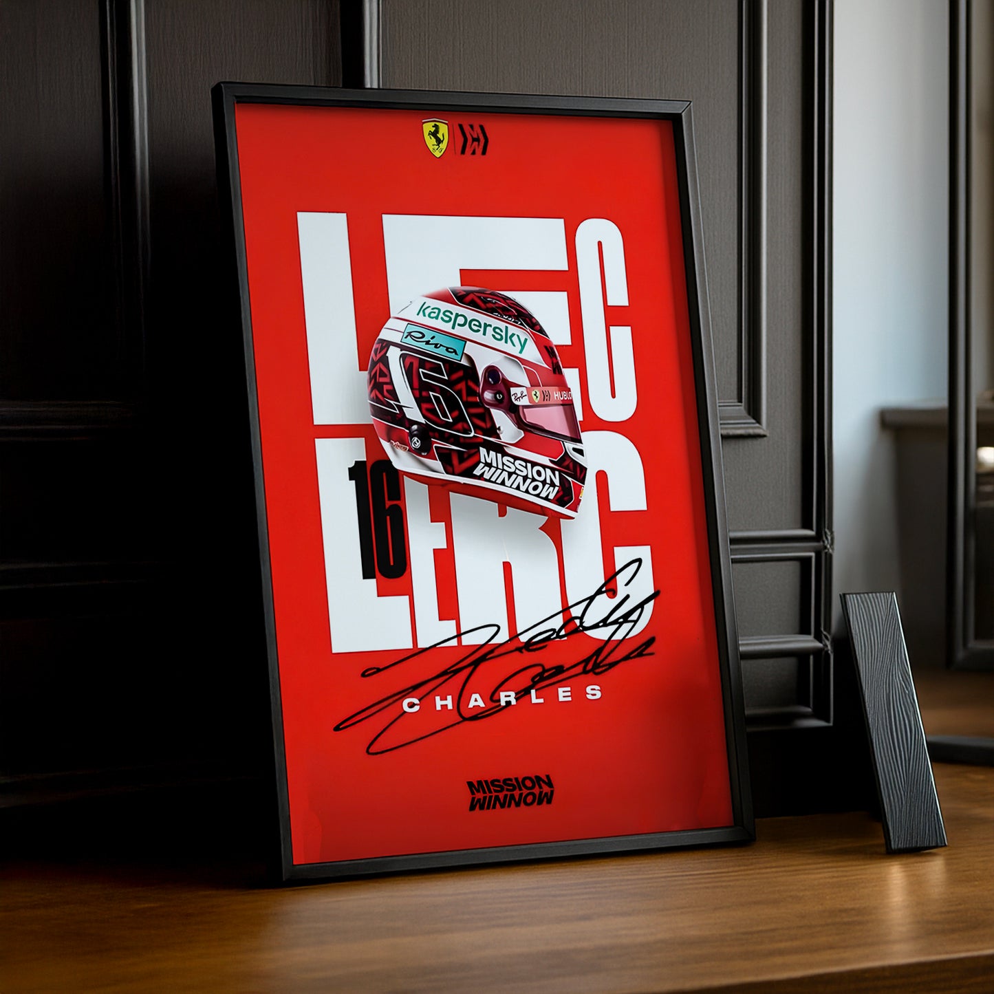 Cadre photo Charles Leclerc Formule 1