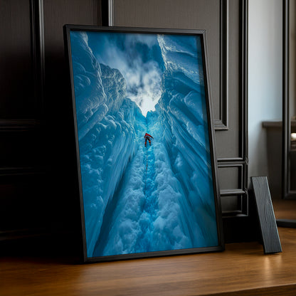 Cadre Photo Naturel - Montagne de glace